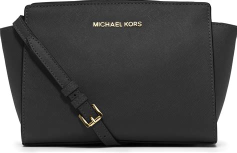 michael kors selma black crossbody bag|Michael Kors selma medium.